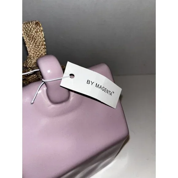 Rae Dunn Occupied Ceramic Birdhouse Lavender Farm Country Rustic - Picture 3 of 8